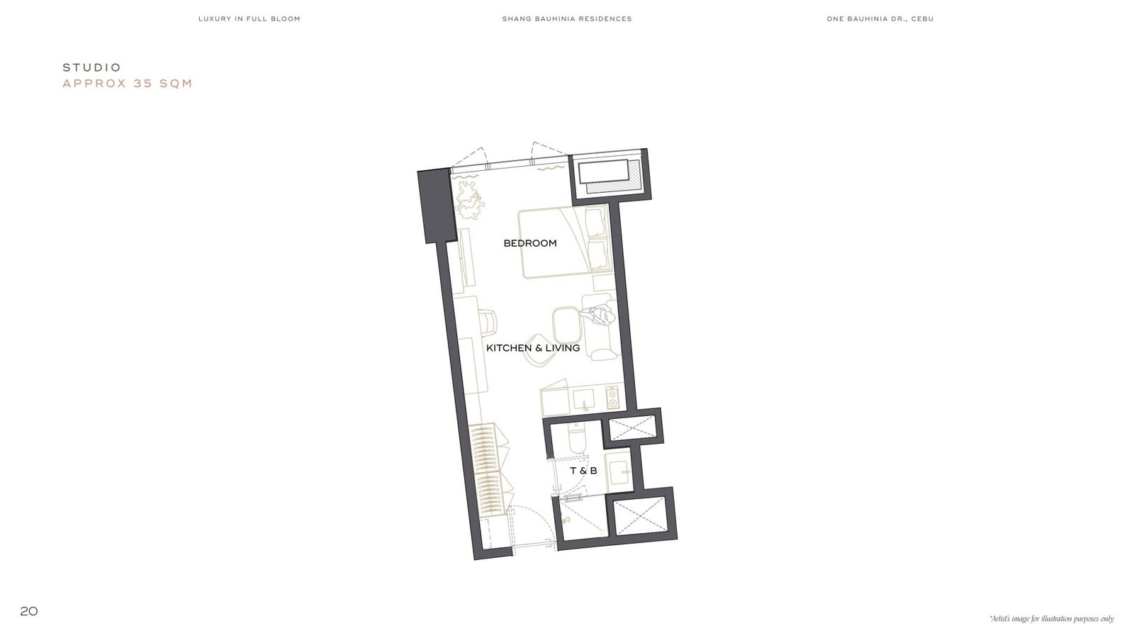 Studio 35 sqm